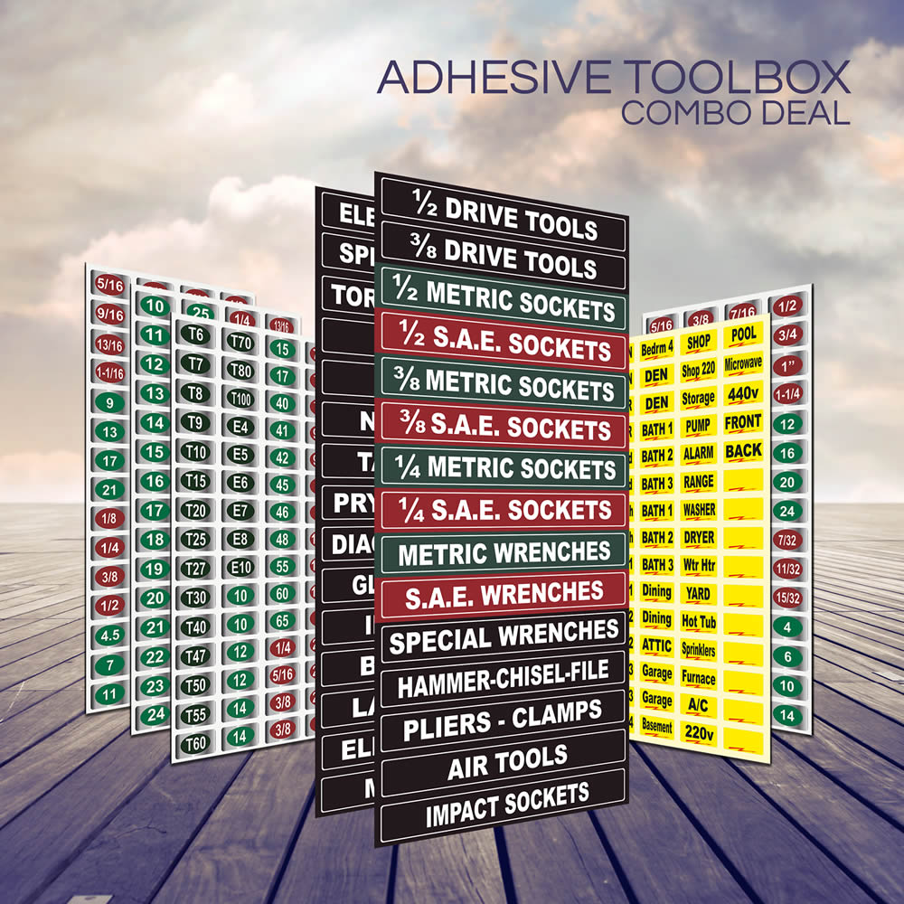 Socket Set Labels, Tool Tags items in Steel Labels store on eBay!
